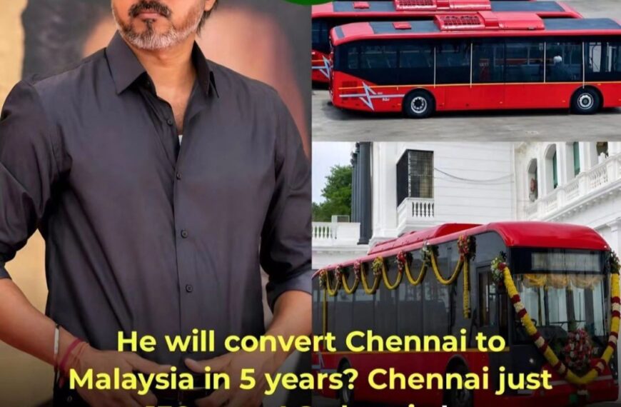 ಚೆನ್ನೈನಲ್ಲಿ ಸಂಚಾರ ಕ್ರಾಂತಿ: 130 ಹೊಸ ಎಸಿ ಎಲೆಕ್ಟ್ರಿಕ್ ಬಸ್ಗಳಿಗೆ ಸಿಎಂ ವಿಜಯ್ ಚಾಲನೆ! ಏರ್ಪೋರ್ಟ್, ಒಎಂಆರ್ ಮಾರ್ಗಗಳಿಗೆ ಸಿಹಿ ಸುದ್ದಿ!
